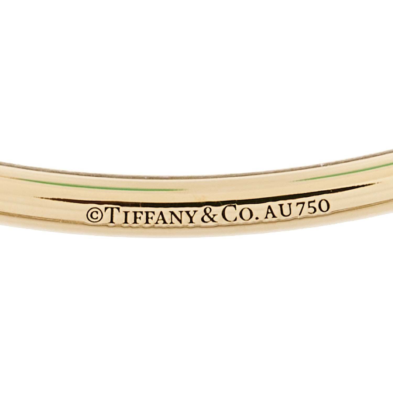 Tiffany 18K Yellow Gold Chrysoprase 8mm HardWear Ball Wire Bracelet 3 of 4