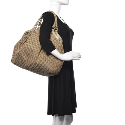 Gucci Monogram Large Sukey Tote Champagne 2 of 20