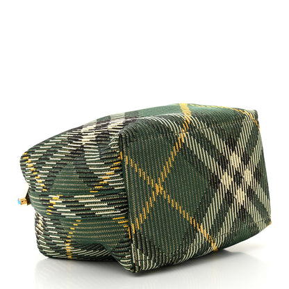 Burberry Canvas Peg Medium Duffle Bag Ivy 3 of 9
