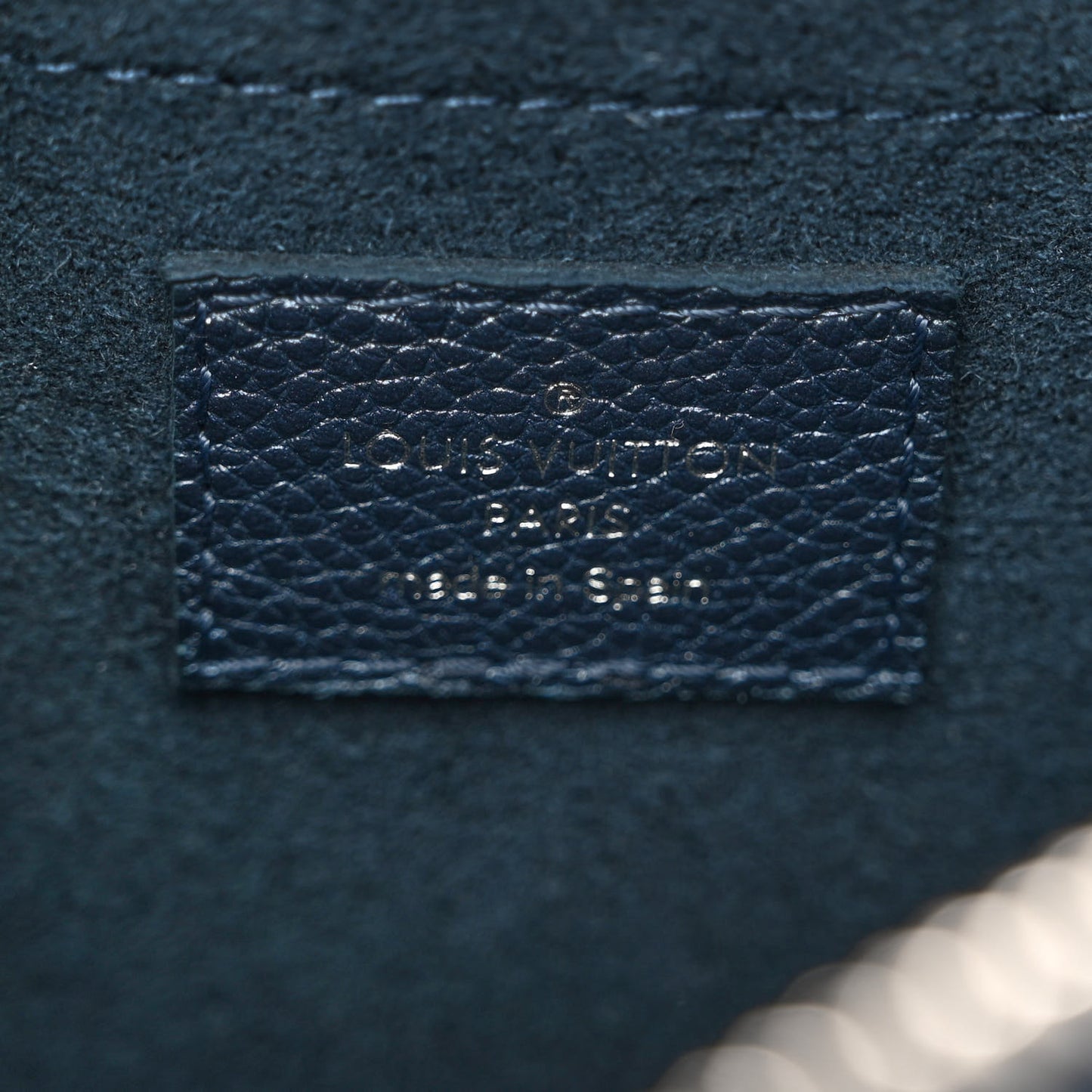 Metallic Empreinte Monogram Giant Speedy Bandouliere 20 Navy Nacre