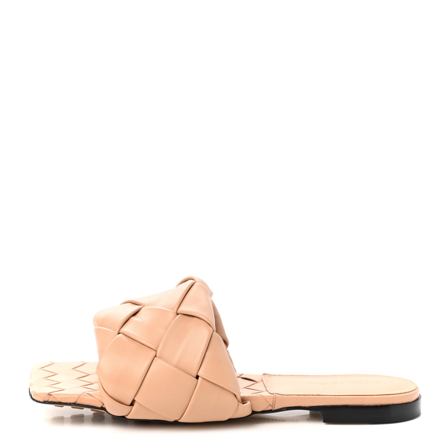 Bottega Veneta Nappa Maxi Intrecciato Lido Flat Sandals 38 Slipper 1 of 8