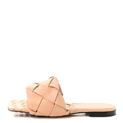 Bottega Veneta Nappa Maxi Intrecciato Lido Flat Sandals 38 Slipper 1 of 8
