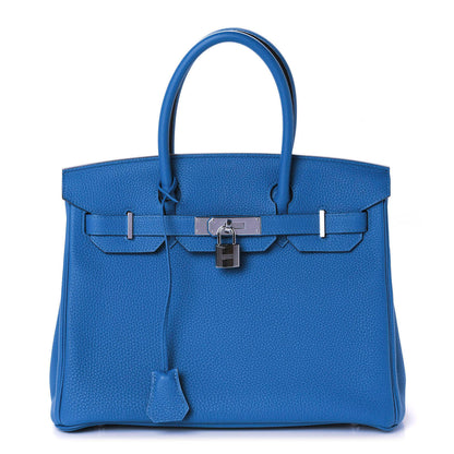 Hermes Togo Birkin 30 Bleu Zellige 1 of 10