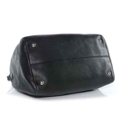Prada Vitello Daino Shoulder Bag Black 5 of 8