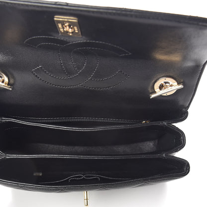 Chanel Lambskin Quilted Small Trendy CC Dual Handle Flap Bag Black 5 of 10