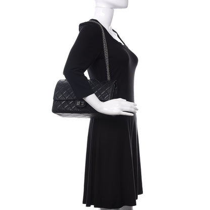 Chanel Aged Calfskin Quilted 2.55 Reissue 226 Flap Black 2 of 11