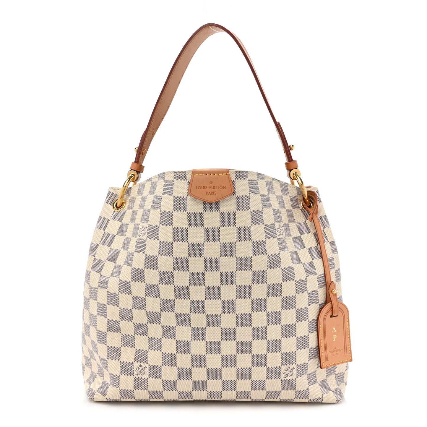 Damier Azur Graceful PM Rose Ballerine
