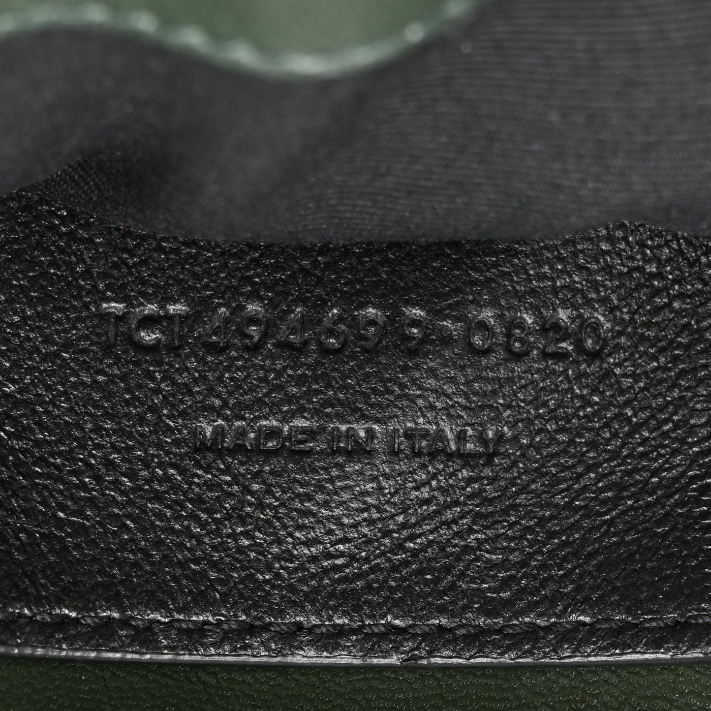 Suede Calfskin Y Quilted Monogram Small Loulou Chain Satchel Green