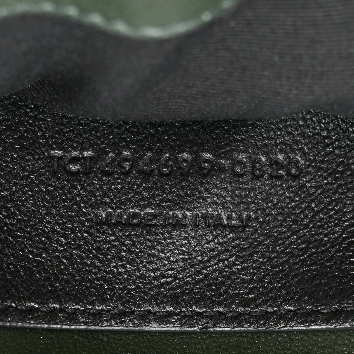 Saint Laurent Suede Calfskin Y Quilted Monogram Small Loulou Chain Satchel Green 9 of 16