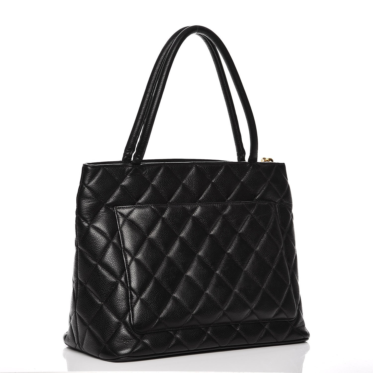 Chanel Caviar Quilted Medallion Tote Black 3 of 16