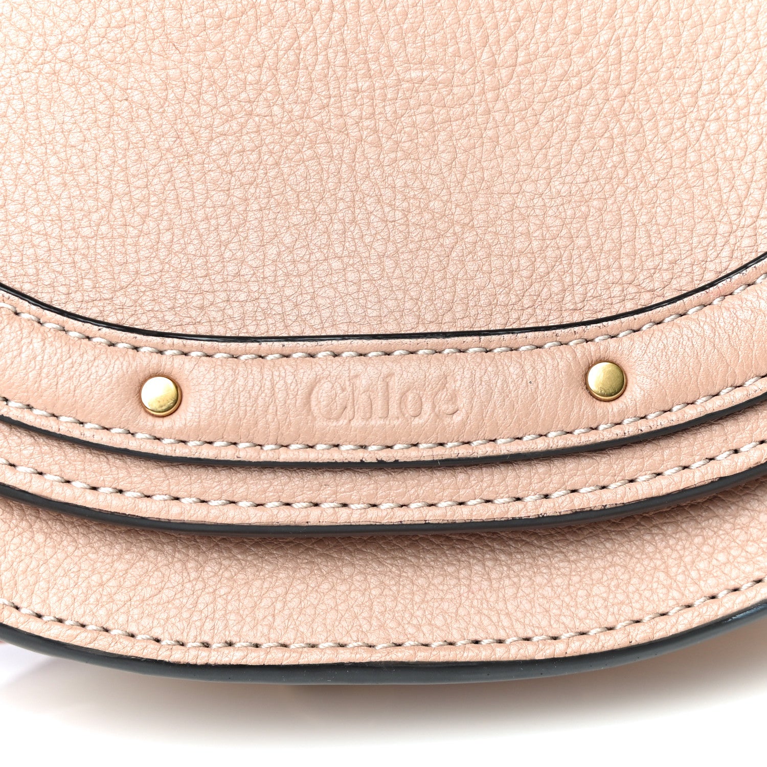 Chloe Calfskin Small Nile Bracelet Minaudiere Bag Biscotti Beige 6 of 9