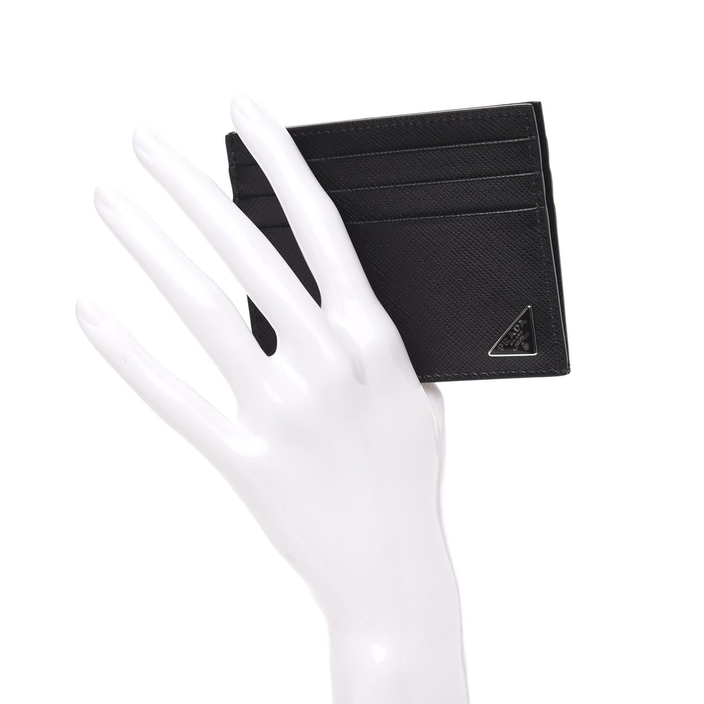 Saffiano Card Holder Black