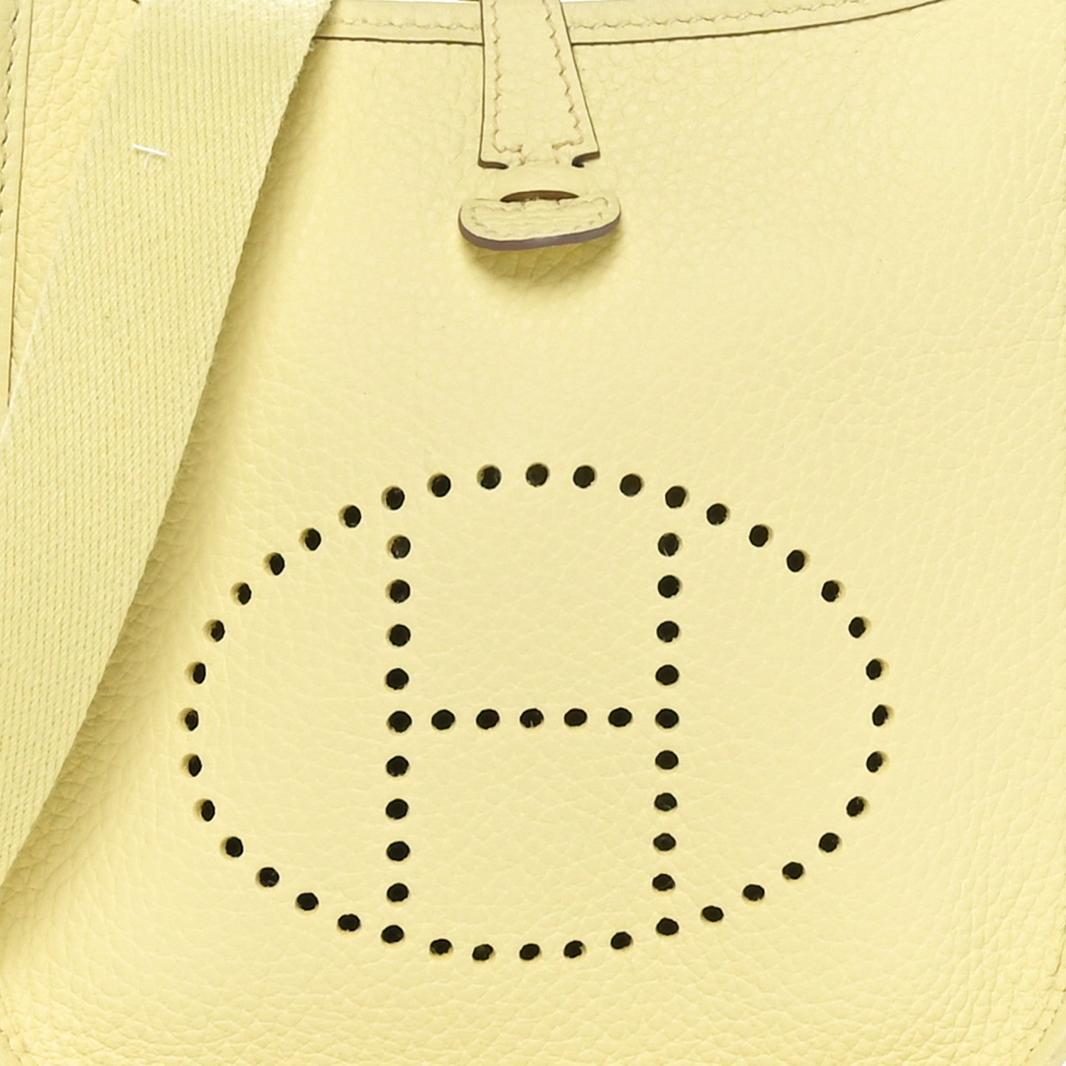 Hermes Taurillon Clemence Evelyne TPM Jaune Milton 8 of 10