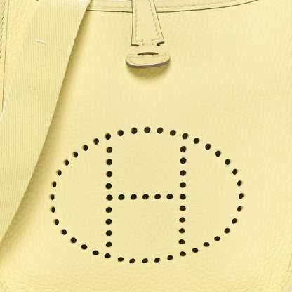 Hermes Taurillon Clemence Evelyne TPM Jaune Milton 8 of 10