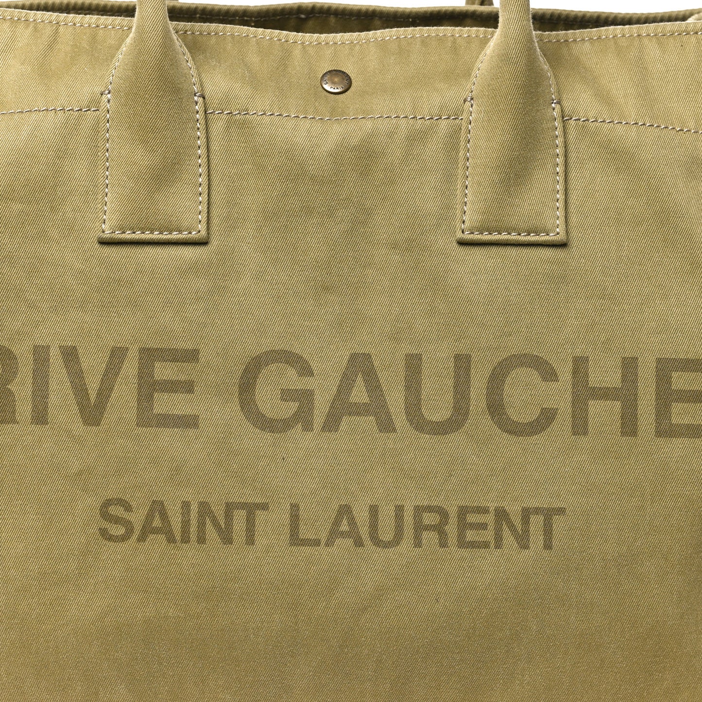 Canvas Rive Gauche Maxi Tote Fir Green