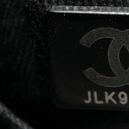 Chanel Mixed Fibers Deauville Bowling Bag Black 7 of 10