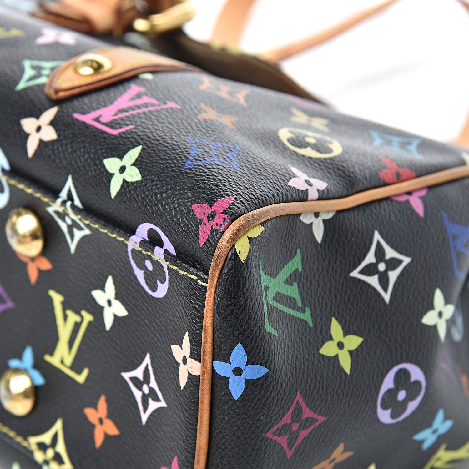 Louis Vuitton Monogram Multicolor Aurelia MM Black 9 of 21