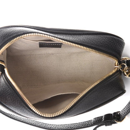 Gucci Pebbled Calfskin Small Soho Disco Bag Black 5 of 8