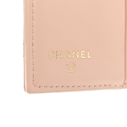 Chanel Caviar Quilted Compact Bifold Wallet Pink 6 of 9