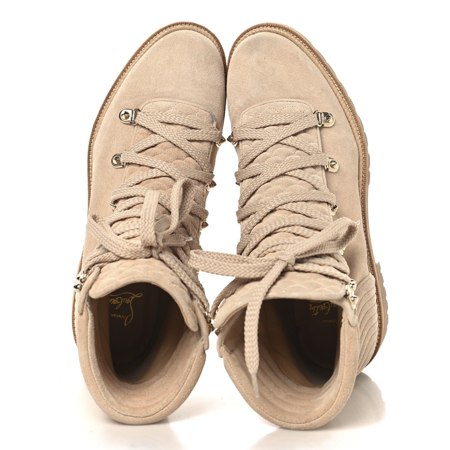 Suede Mad Flat Boots 40.5 Beige