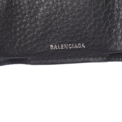 Balenciaga Calfskin Mini Papier Wallet Black 5 of 6