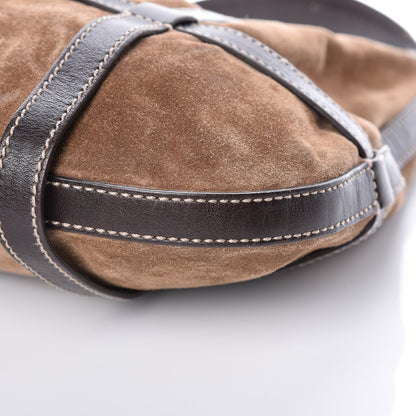 Gucci Calfskin Suede GG Royal Hobo Dark Brown 12 of 12