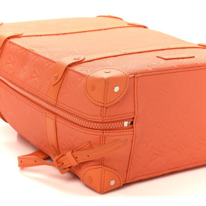 Louis Vuitton Taurillon Empreinte Soft Trunk Backpack PM Orange 8 of 9