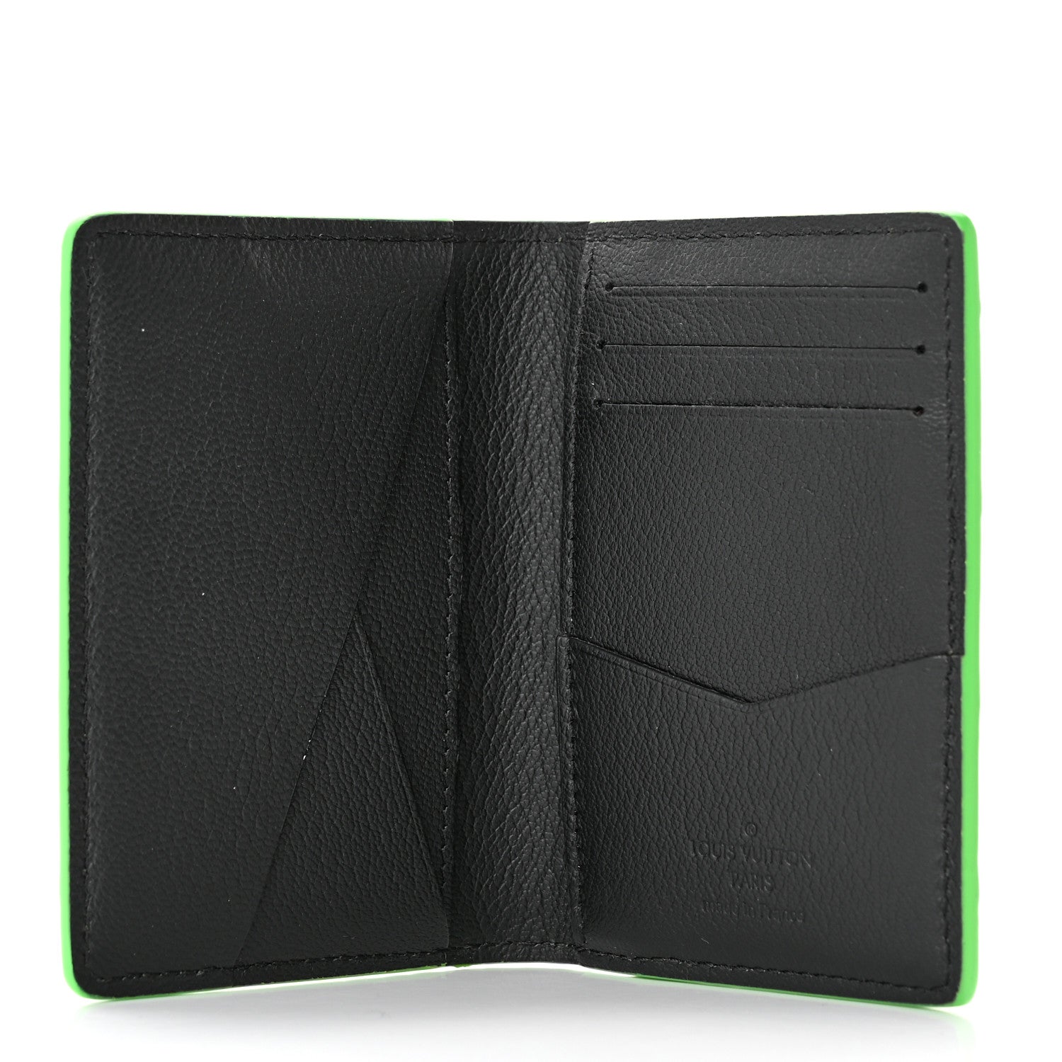 Louis Vuitton Crocodile Pocket Organizer Neon Green 5 of 8