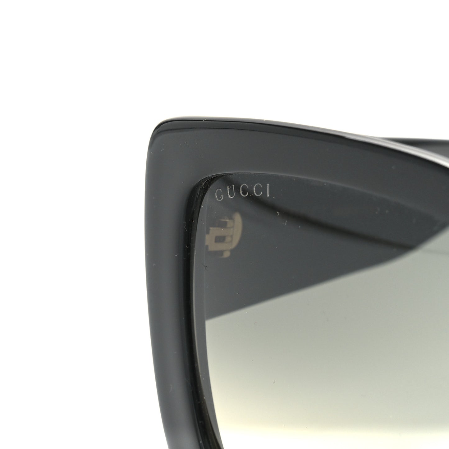 Acetate Square Frame Sunglasses GG0141S Black