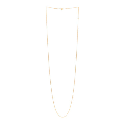 Van Cleef & Arpels 18K Yellow Gold Trace Chain Necklace 70cm 3 of 5