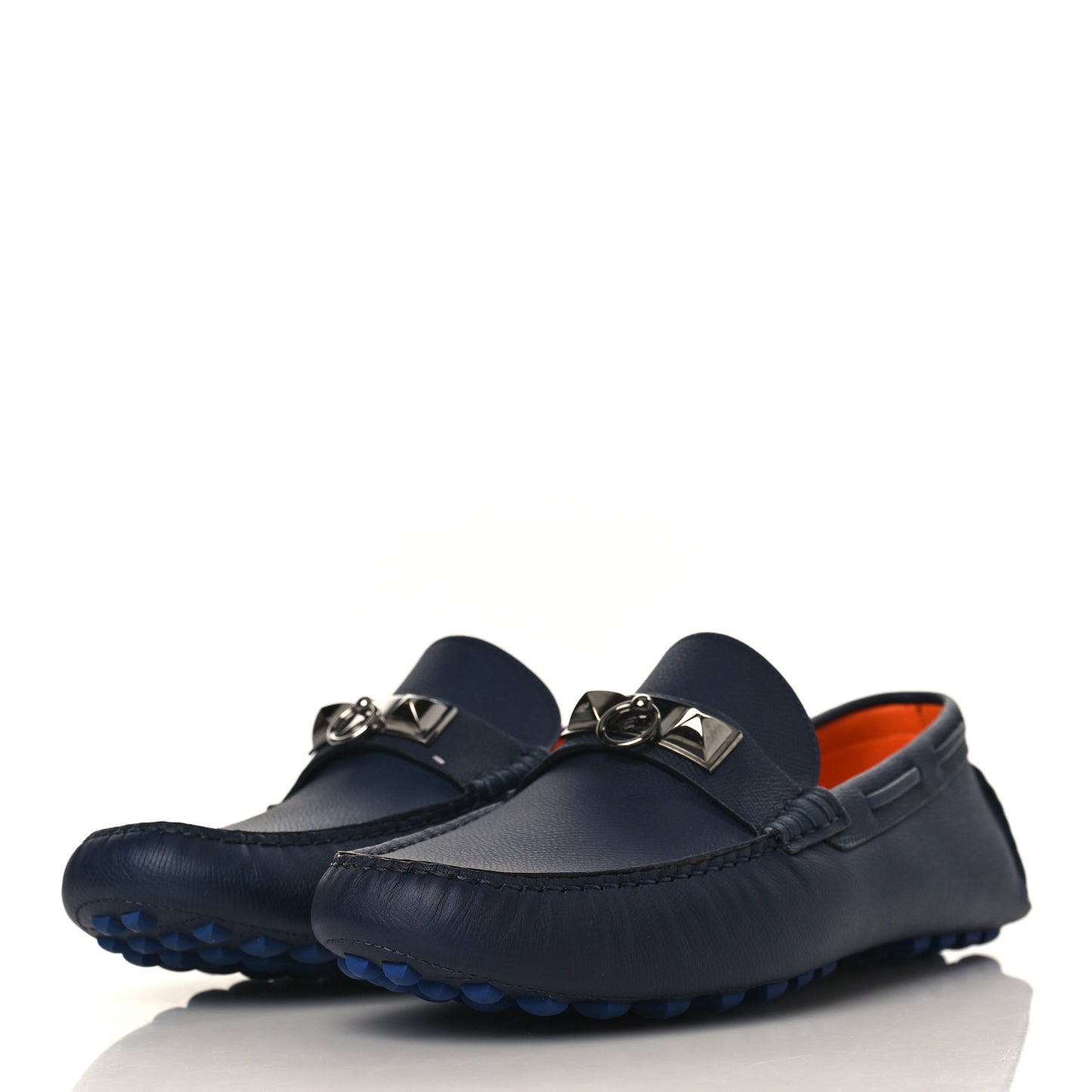 Epsom Mens Irving Driving Moccasin Loafers 42 Marine