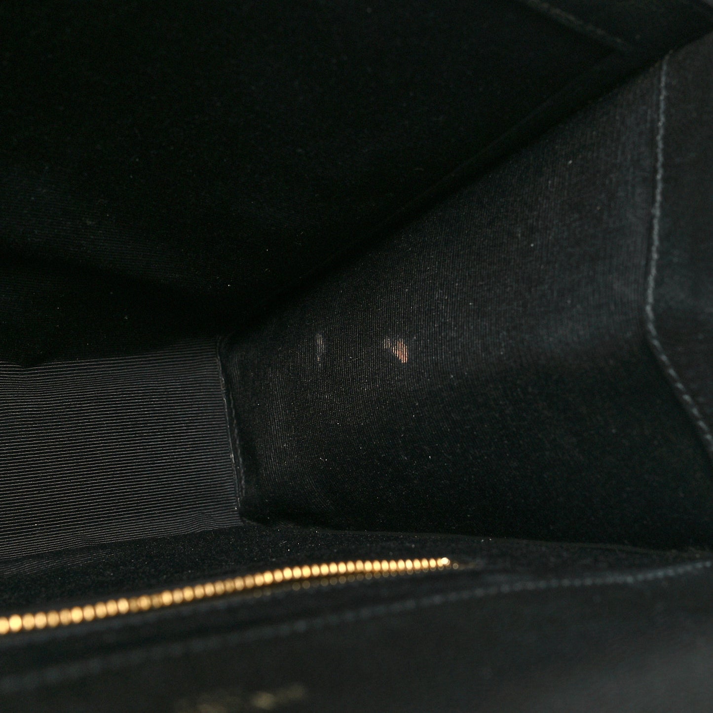 Grain De Poudre Textured Mixed Matelasse Large Triquilt Monogram Satchel Black