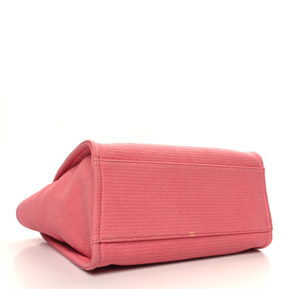 Chanel Mixed Fibers Small Deauville Tote Pink 5 of 16