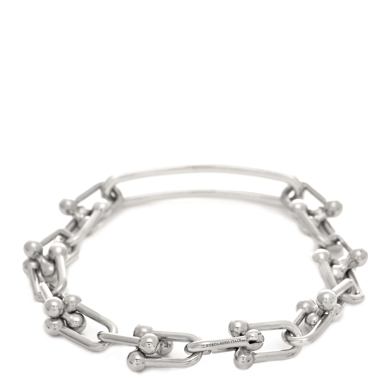 Tiffany Sterling Silver HardWear Link Bracelet 3 of 4