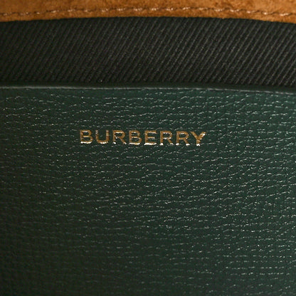 Burberry Derby Calfskin House Check Small Macken Crossbody Bag Dark Bottle Green 6 of 8