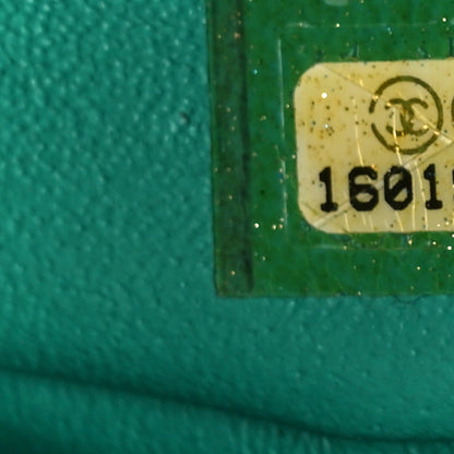 Chanel Patent Calfskin Quilted Mini Rectangular Flap Green 9 of 12