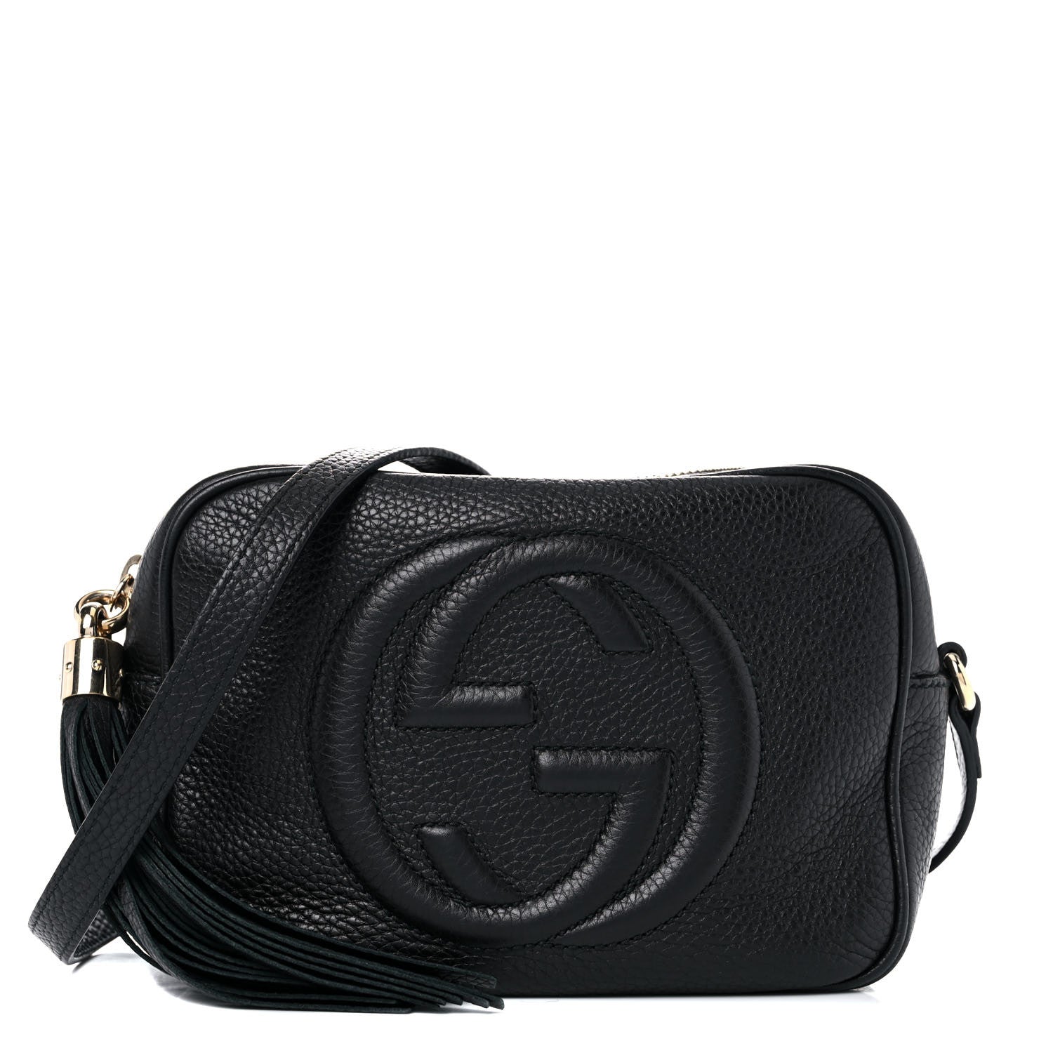Gucci Pebbled Calfskin Small Soho Disco Bag Black 1 of 14