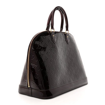 Louis Vuitton Vernis Alma GM Amarante 3 of 16