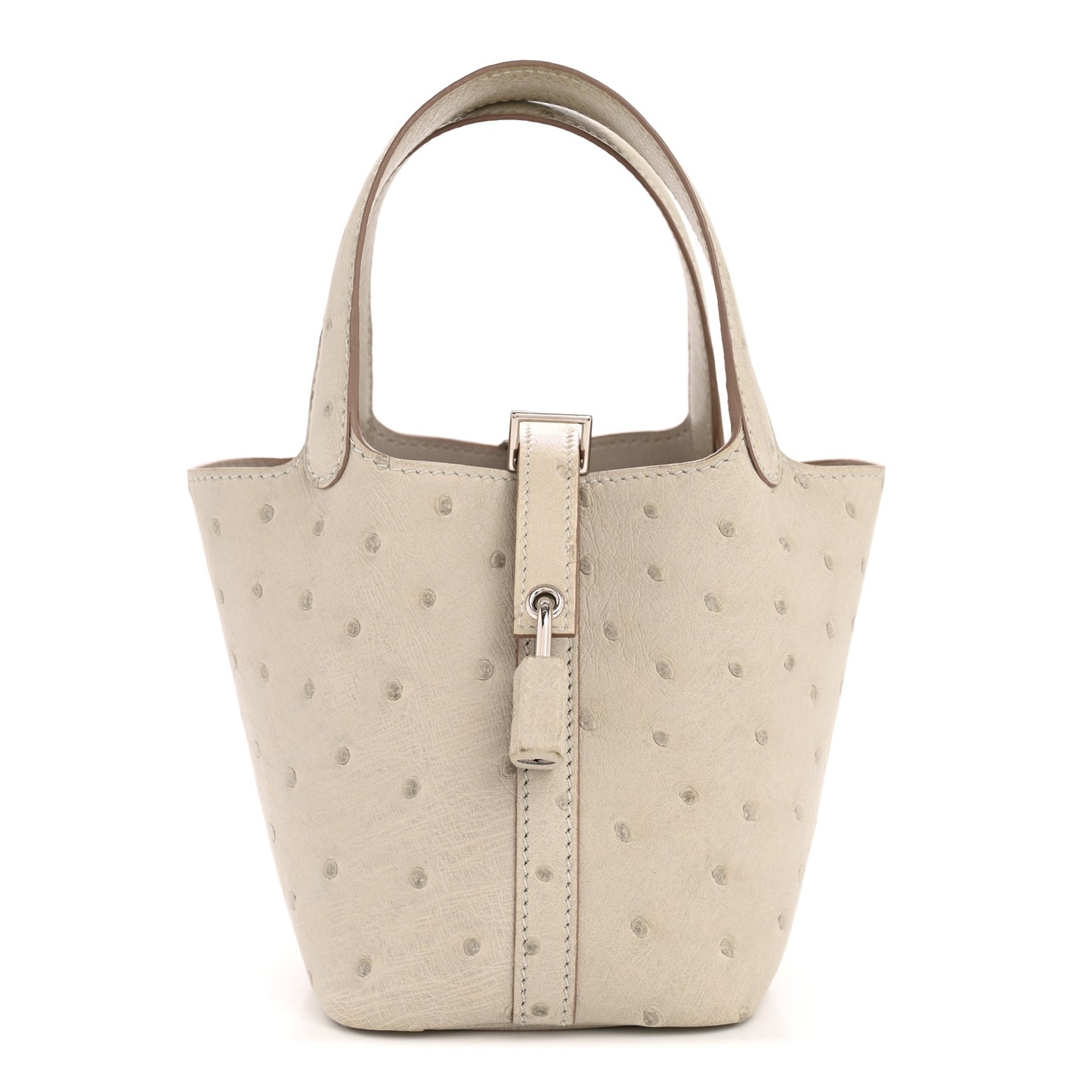 Ostrich Micro Picotin Lock Gris Perle