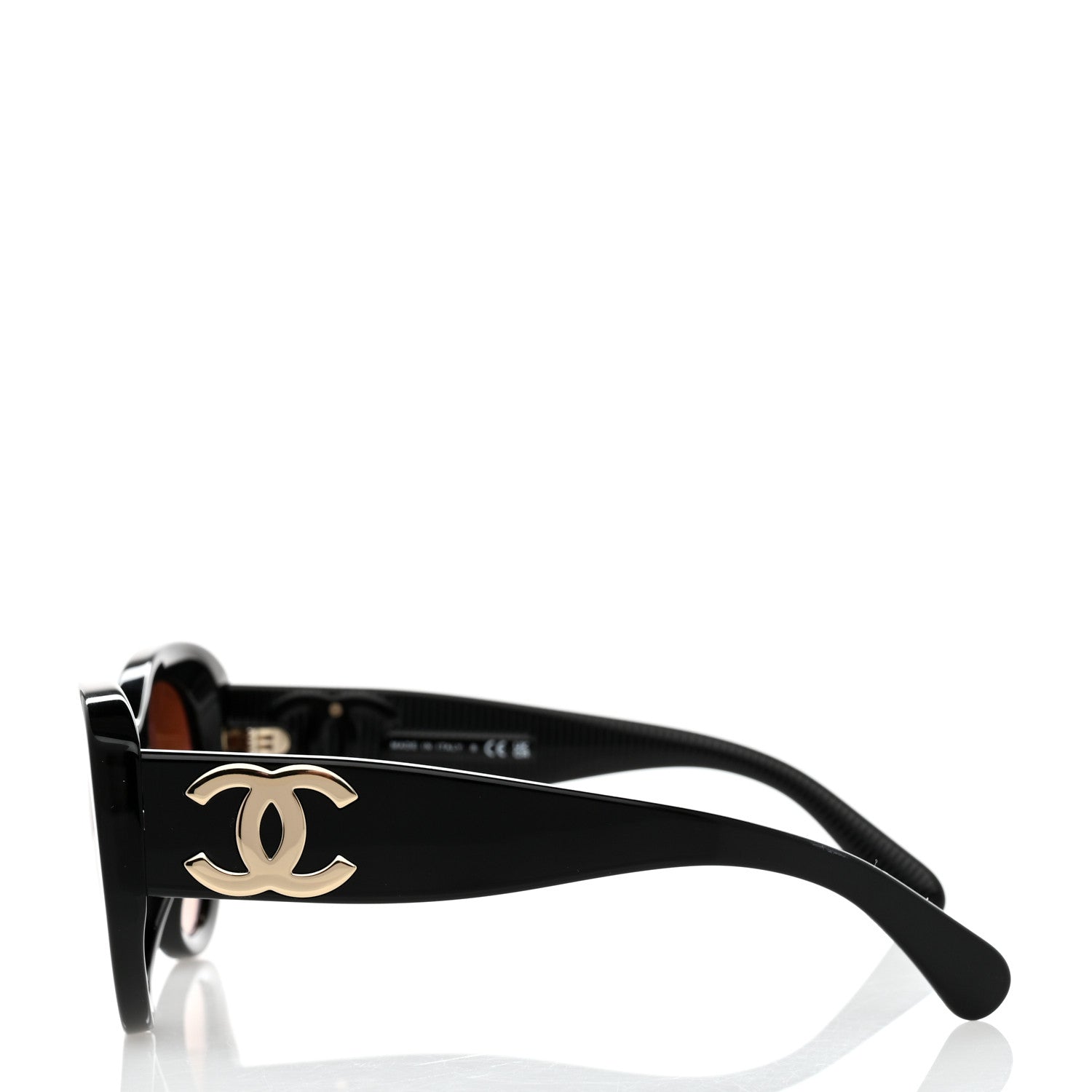 Chanel Acetate Butterfly Large CC Sunglasses 5492-A Black 3 of 8