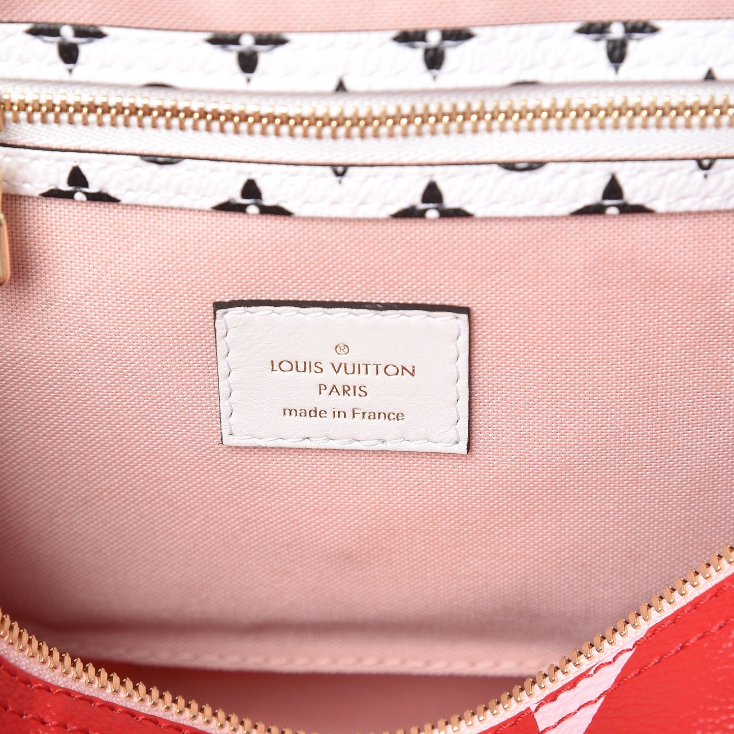 Monogram Giant Speedy Bandouliere 30 Rouge