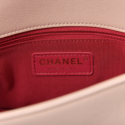 Chanel Caviar Quilted Small Fashion Therapy Flap Bag Beige 8 of 11