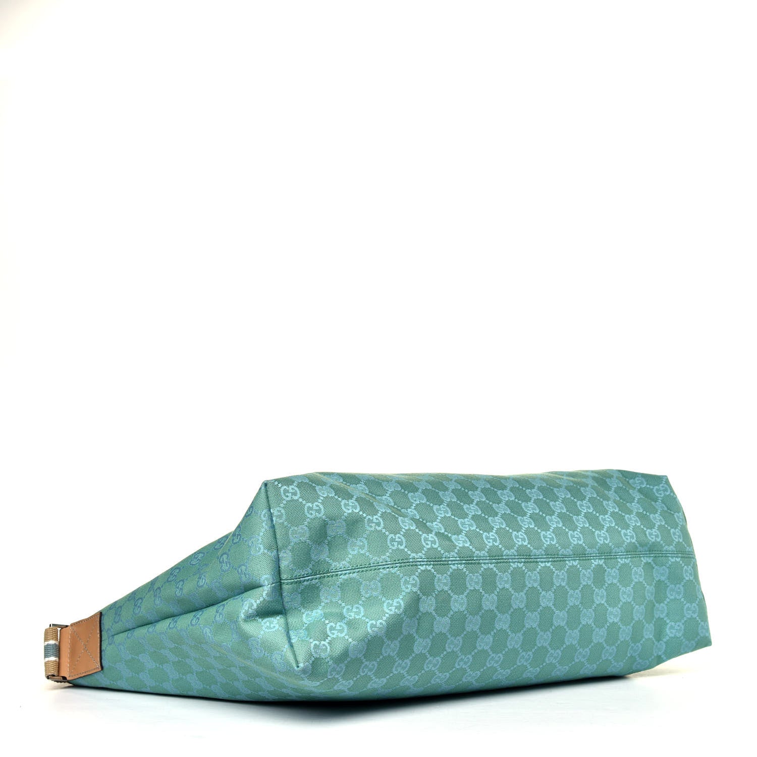 Gucci Monogram Travel Bag Beige Green 3 of 6