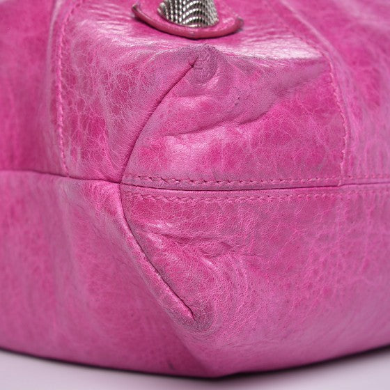 Agneau Giant 21 Silver Hardware Brief Magenta