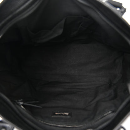 Balenciaga Chevre Black Metallic Edge Hardware City Black 5 of 10