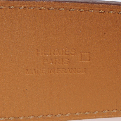 Hermes Shiny Alligator Kelly Dog Cuff Orange 4 of 6
