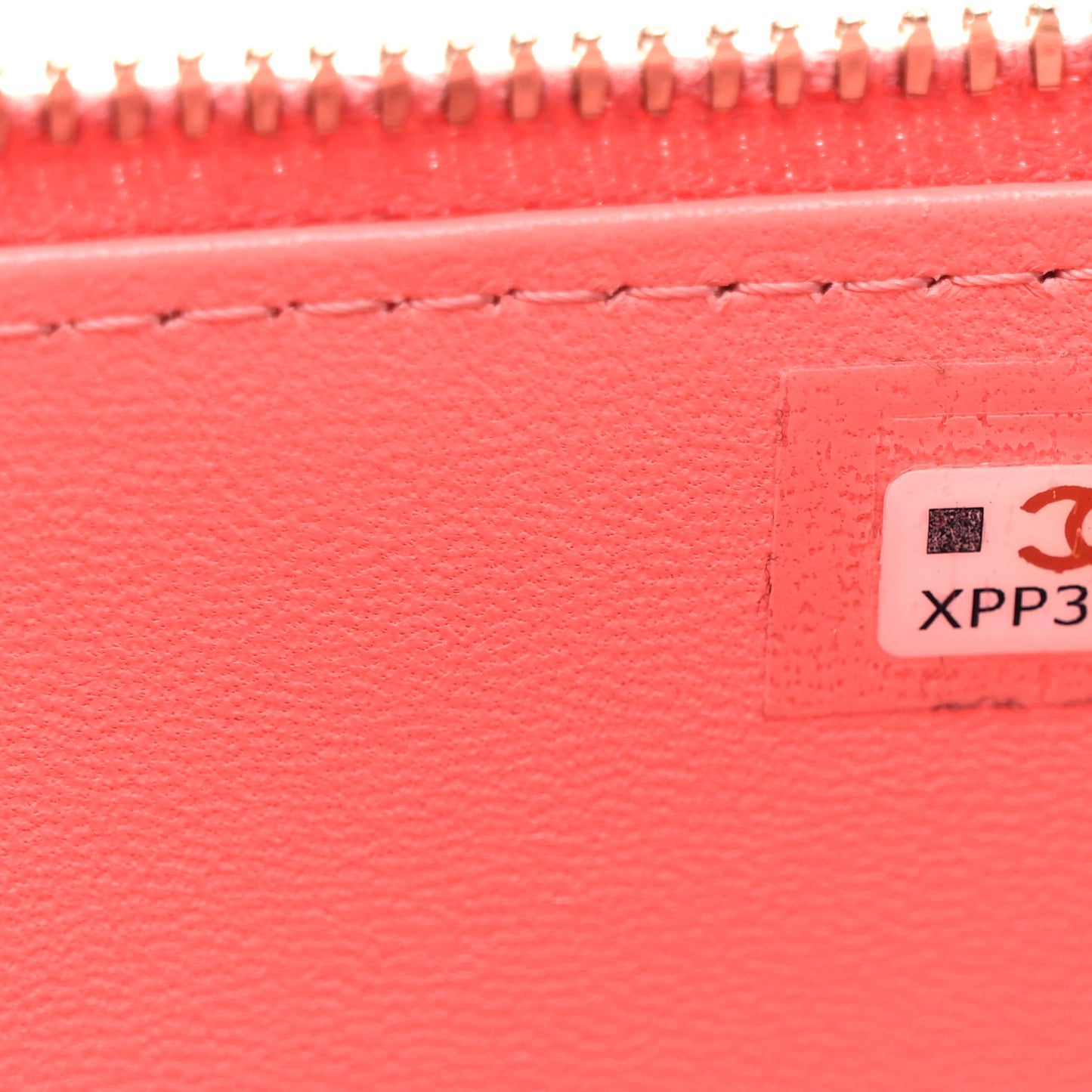 Lambskin Quilted Small Charming Top Handle Vanity Case With Chain Pink