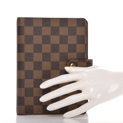 Louis Vuitton Damier Ebene Medium Ring Agenda Cover 2 of 7