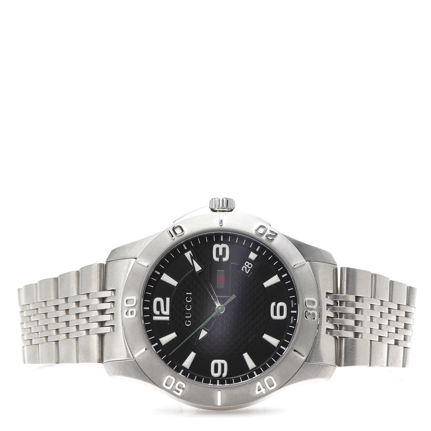 Gucci Stainless Steel 45mm G-Timeless Quartz Watch Black 3 of 7