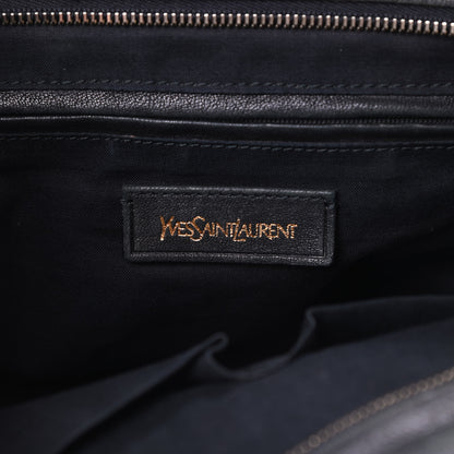 Saint Laurent Sheepskin Medium Cabas ChYc Black 6 of 26